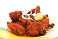 Tandoori or roasted chicken Royalty Free Stock Photo