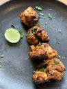 Tandoori Style Chicken with green chutney