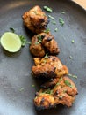 Tandoori Style Chicken with green chutney