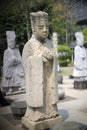 Tang dynasty minister stone statue