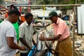 Tangalle fishing harbour in Sri Lanka