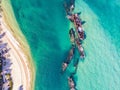 Tangalooma Shipwrecks off Moreton island, Queensland Australia Royalty Free Stock Photo