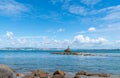 Tangaroa, Mythical God of Ocean bronze statue guarding entrance to Tauranga Harbour