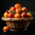 Tangerine Basket: A Fresh And Tasty Apple Delight