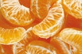 Tangerine, mandarin, clementine or orange fruit background