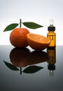Tangerine / Mandarin essential oil bottle with dropper