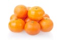 Tangerine or mandarin heap