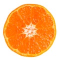 Tangerine slice Royalty Free Stock Photo