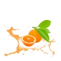 Tangerine splash