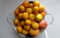 Tangerines in basket