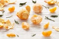 Tangerines. Still life