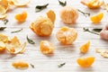 Tangerines. Still life