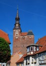 TangermÃÂ¼nde, Saxony Anhalt, Germany. Main church. Royalty Free Stock Photo