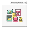 Tangible assets color icon