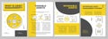 Tangible, intangible asset brochure template