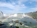 Almost Tangible Rainbow Arc at IguaÃ§u Falls