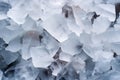 Tangible Salt crystals. Generate Ai