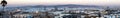 Tangier, Morocco. 22nd July 2013. Panoramic view of the port of Tangier Morocco and city skyline at dusk