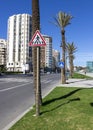 Avenue Mohamed VI at Tangier, Morocco