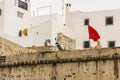 Statuary in Dar el-Baroud wall in the Medina of Tangier Royalty Free Stock Photo