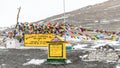 Tanglang La pass, TanglangLa pass, Ladakh Royalty Free Stock Photo