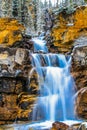 Tangle Falls in early winter snow