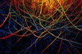 tangle splattera splatter that forms a complex interwoven networ