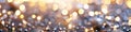 A tangle of white string lights shines brightly