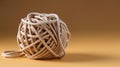 A tangled ball of rope symbolizing the confusion Royalty Free Stock Photo