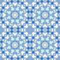 Tangled modern pattern, based on traditional oriental arabic patterns. Seamless vector background.