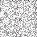 Tangled Ropes Seamless Pattern