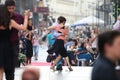 Tango in Bucharest streets