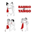 Tango couple poster