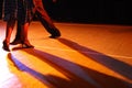 A tango couple during a show in Buenos Aires Royalty Free Stock Photo