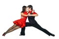 Tango dancers in action Royalty Free Stock Photo