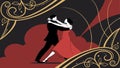 Tango dancers dancing passion and dance performance Generative AI Royalty Free Stock Photo