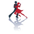 Tango dancers