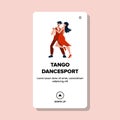 Tango Dancesport Sport Competition Event Vector Illustration Royalty Free Stock Photo