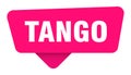 tango magenta sticker isolated on transpatent background. tango sign Royalty Free Stock Photo