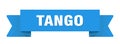 tango ribbon isolated on transparent background. tango ribbon Royalty Free Stock Photo