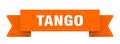 tango ribbon isolated on transparent background. tango ribbon Royalty Free Stock Photo