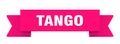 tango ribbon isolated on transparent background. tango ribbon Royalty Free Stock Photo