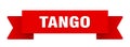 tango ribbon isolated on transparent background. tango ribbon Royalty Free Stock Photo
