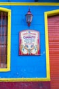 Tango sign in Caminito famous street in La Boca, Buenos Aires Royalty Free Stock Photo