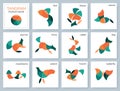 Tangram puzzle game. Vector set with various objects. Royalty Free Stock Photo