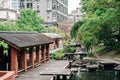 Tangweigou Hot Spring Park in Jiaoxi, Yilan County, Taiwan