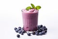 Tangy Blueberry smoothie. Generate Ai