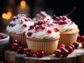 essence of cranberry cupcakes