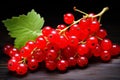 Tangy Red currant berries. Generate Ai