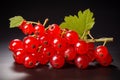 Tangy Red currant berries. Generate Ai Royalty Free Stock Photo